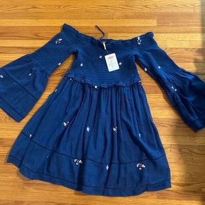 Free people off shoulder swing dress